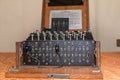 The Enigma Cipher Machine from World War II