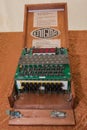 The Enigma Cipher Machine from World War II