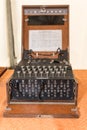 The Enigma Cipher Machine from World War II