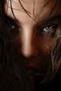 Enigma in her eyes Royalty Free Stock Photo