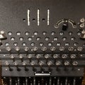 Enigma Machine Close Up