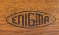 Enigma Machine logo Royalty Free Stock Photo