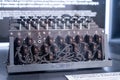 Enigma Machine, Used to decode enemy messages during WWII, Bletchley Park, Milton Keynes, Britain. Poland, Warsaw - July