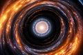 The Enigmatic Black Hole A Cosmic Wonder.AI Generated