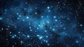 Enigmatic Cosmic Constellations in Starlit Night Sky