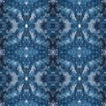 Enigmatic Cosmic Kaleidoscope Pattern with Abstract Stars