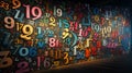 Enigmatic Digits: AI-Rendered Amazing Numeric Wall Art