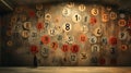 Enigmatic Digits: AI-Rendered Amazing Numeric Wall Art