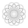 Enigmatic Elegance children mandala coloring book page for kdp book interior