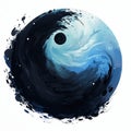Enigmatic Enchantment: A Closer Look at the Deep Blue Swirl of a