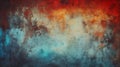 Enigmatic Euphoria: A Mesmerizing Mix of Rust, Blue, and Red in