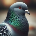 the enigmatic grace of the grey pigeon