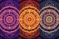 Enigmatic Mandala Patterns with Intricate Details - Generative AI