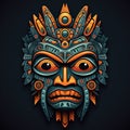 Enigmatic and Mystical Ancient Tribal Mask