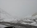 Enigmatic Peaks: The Andes in Winter's Hold Royalty Free Stock Photo