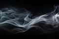 Enigmatic Smoke Dance: Abstract Intrigue