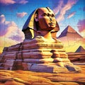 Enigmatic Sphinx Statue Jigsaw Puzzle