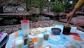 Enjoy the dinner in Darband restaurant, Tehran, Iran