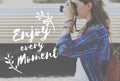 Enjoy Happiness Lifestyle Freedom Fun Concept Royalty Free Stock Photo