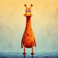 Hippopotamus Comics: Top 31 Orange Giraffe Funny