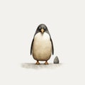 Penguin Art By Jon Klassen With Snicker Emoji