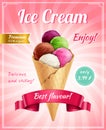 Enjoy Ice Cream Poster