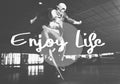 Enjoy Life Pleasure Satisfaction Happiness Concept Royalty Free Stock Photo