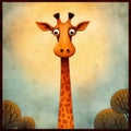 Giraffe Comics In Didier Lourenco Style: Top 31 Orange Goat Funny