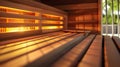 Enjoy a spalike experience at home with the addition of an infrared sauna in your personal gym.