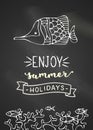 Enjoy summer holidays. Royalty Free Stock Photo