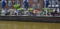 Enjoy the sun in the restaurant at the canal-Ti Breizh-Hamburg-Germany