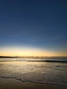 Enjoy the sunset at Melasti Beach, Bali, Indonesia Royalty Free Stock Photo