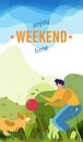 Enjoy Time on Weekend Inspiration Mobile Banner