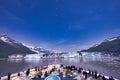 Enjoy the view of the ice shelf from the cruise ship.