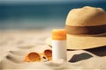 Enjoy your summer keeping your skin protected with SPF sunscreen lotion, stylish hat, sunglasses