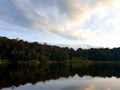 Enjoying the beautiful atmosphere of Tambing Lake in the afternoon, Poso