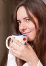 Enjoying Coffee Royalty Free Stock Photo