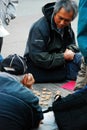 Enjoying a game of xiangqi