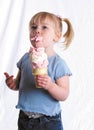 Enjoying Ice Cream Royalty Free Stock Photo