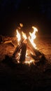 wood fire Royalty Free Stock Photo