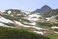 Enjoying panorama over the Sommerbergalm, Austria