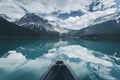 Emerald lake in the Canadian Rockies Royalty Free Stock Photo