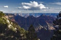 Enjoying the view at Grand Canyon North Rim, Arizona, USA Royalty Free Stock Photo