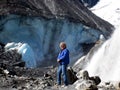 Enjoying Worthington Glacier