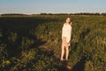 Enjoyment. Free Happy Woman Enjoying Nature Royalty Free Stock Photo