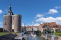 Defensive tower of dromedaries in Enkhuizen. Province of North Holland in the Netherlands