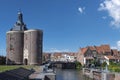 Defensive tower of dromedaries in Enkhuizen. Province of North Holland in the Netherlands