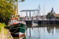 Enkhuizen, The Netherlands - august 24, 2019: tourism view of Enkhuizen