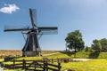 Enkhuizen, Netherlands, June 2022. The mill on the grounds of the Zuiderzee Museum in Enkhuizen.