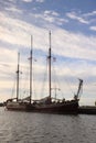 Enkhuizen, the Netherlands - October 12th 2018: Traditional Dutch sail ships